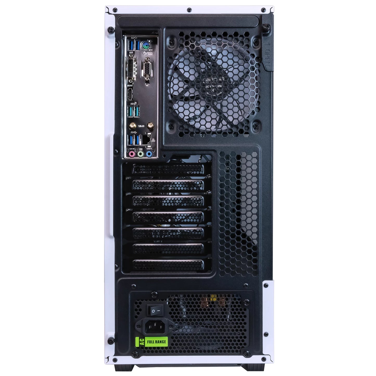 B450M Dark Castle Desktop Computer, AMD Ryzen 7 Gen 5, 16GB, +1TB HD 1TB SSD